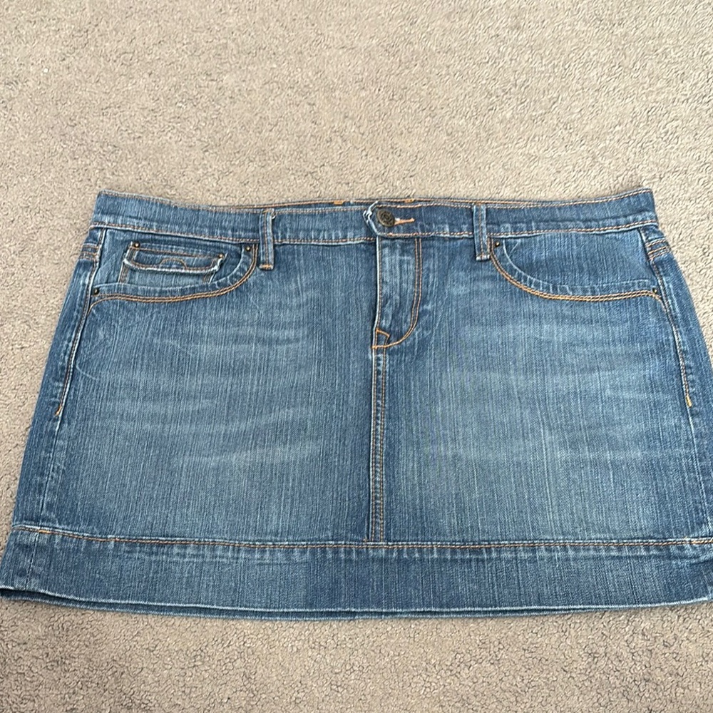Denim Mini Skirt
